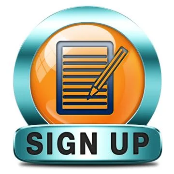 Sign up icon Stock Illustration