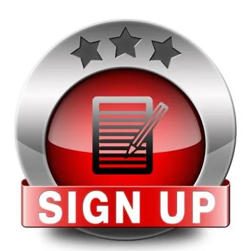 Sign up icon Stock Illustration