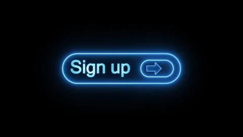 Sign up icon, simple logotype background animation, sign shape logo icon, Stock Footage 305166259