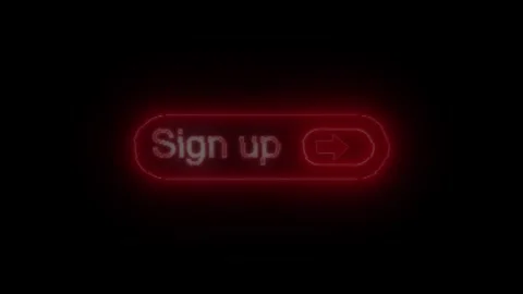 Sign up icon, simple logotype background animation, sign shape logo icon, 動画素材 305166266