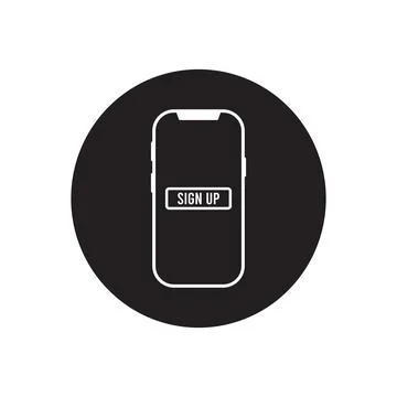 Sign up icon vector Stock Illustration