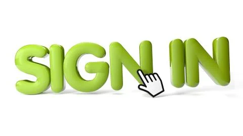 Sign in Stock Illustration