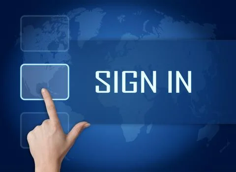 Sign in Stock Illustration