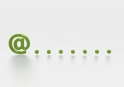 At Sign Stock Illustration