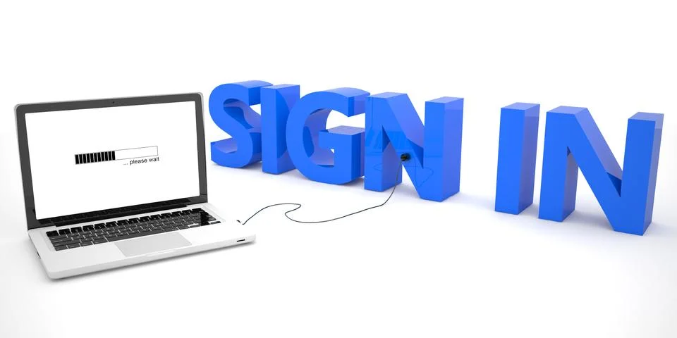 Sign in Stock Illustration