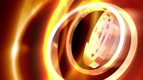 At sign internet email logo Stock Footage 89990407