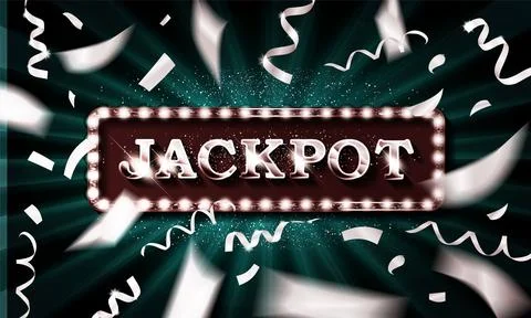Sign Jackpot banner Stock Illustration