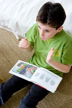 Sign language Stock Photos