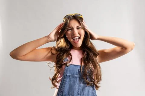 Sign Language in the Studio Fotos de archivo