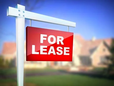 Sign - For Lease Illustrazione stock