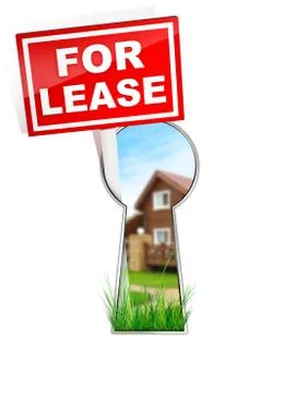 Sign - For Lease Stock Illustration