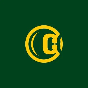 Sign the letter c Stock Illustration