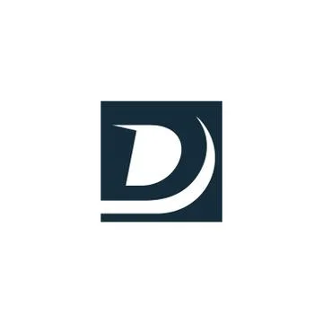 Sign the letter d Stock Illustration