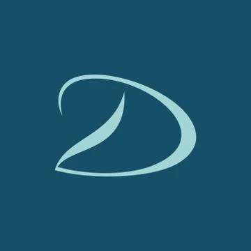 Sign the letter d Stock Illustration