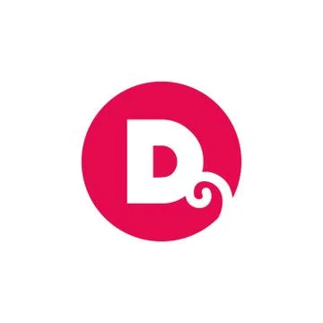 Sign the letter d Stock Illustration