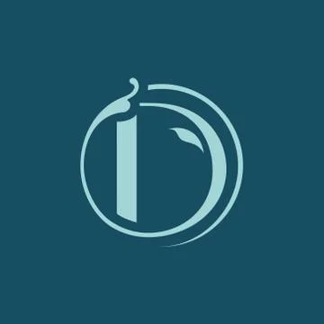 Sign the letter d Stock Illustration