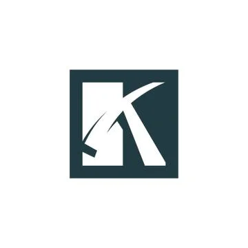 Sign of the letter k Stock Illustration