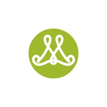 Sign the letter m Stock Illustration