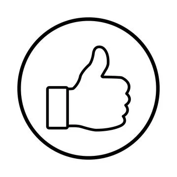 Like sign logo. Stock Illustration