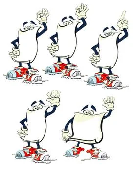 Sign Man set 2 Illustrazione stock