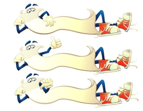 Sign Man Set 9 Illustrazione stock