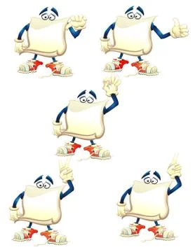 Sign Man set Illustrazione stock