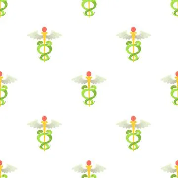 Sign medicine pattern seamless vector Stock Illustration