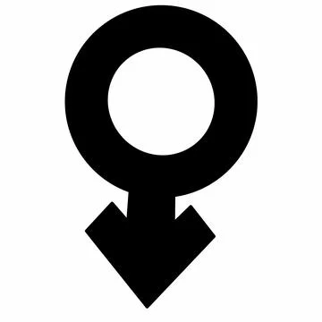 Sign for men. Illustrazione stock