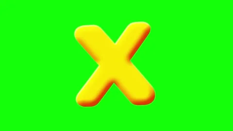 Sign Motion with Symbol on Green Screen Chroma Key Background 스톡 동영상 341587315