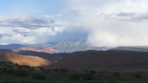 A sign with a mountain in the background Stock Footage 156022435