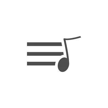 Sign musical sheet . Element of web icon. Premium quality graphic design icon Stock Illustration