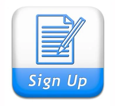 Sign up now Illustrazione stock