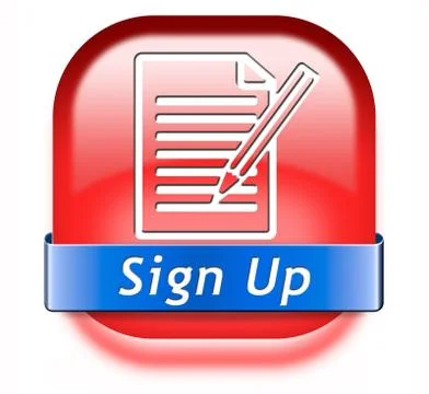 Sign up now Stock Illustration