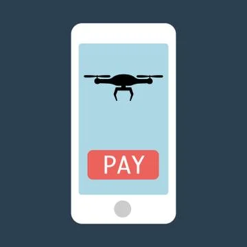 Sign in page on smartphone screen. Vector Stock Illustration
