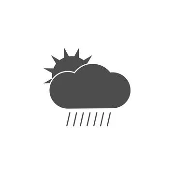 Sign periodic rain icon. Elements of web icon. Premium quality graphic design Stock Illustration