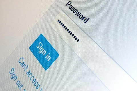 Sign in Stock Photos