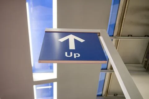 Up sign Stock Photos