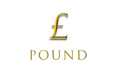 Sign of pound on white isolated background. Having some space Text. illustrat Stock Illustration