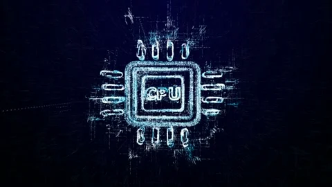 Sign Processor consisting of interactive digit and symbol Stock Footage 85713348