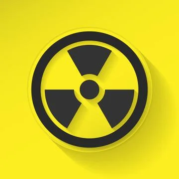 Sign radiation Illustrazione stock