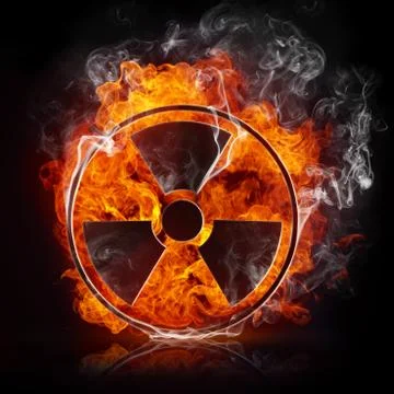 Sign Radiation Stock Illustration