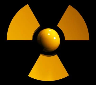 Sign of radiation Stock Illustration
