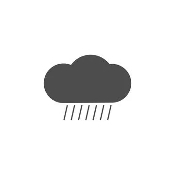 A sign of rain icon. Elements of web icon. Premium quality graphic design icon Illustrazione stock