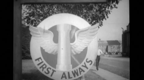 Sign that reads, "First Always" Stock Footage 39932539