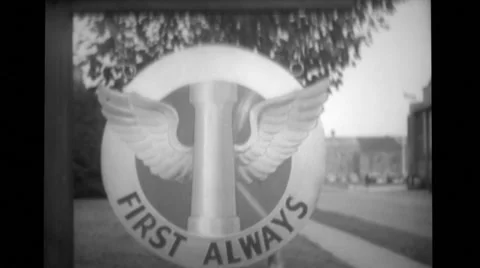 Sign that reads, "First Always" Stock Footage 39932543