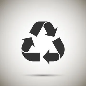Sign of recycling. Illustrazione stock