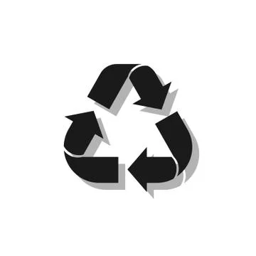 Sign of recycling. Stock Illustration