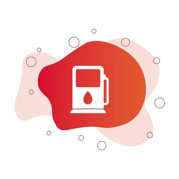 Sign of refueling icon. Vector illustration eps 10 Stock Illustration