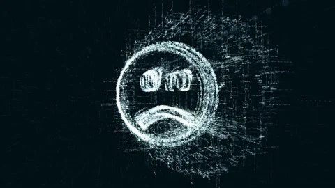 Sign Resentment logo, a design consisting of a code of numbers and a symbol Stock Footage 87781537