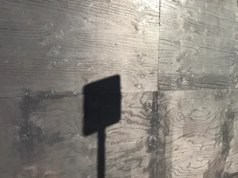 Sign Shadow on Wall 2 Foto stock